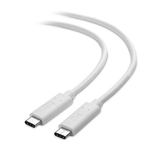 cable matters [usb-if certified] 100w usb c to usb c charging cable 6.6 ft for macbook pro/air, ipad pro (usb c charge cable, usb c power cable) with 100w power delivery in white (usb 2.0, no video)