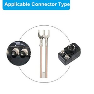 Ancable 300 Ohm FM Antenna T Shape Dipole Radio Ant with Spade Terminal for Yamaha Sharp JVC Denon Marantz Vintage Stereo Tuner Receiver