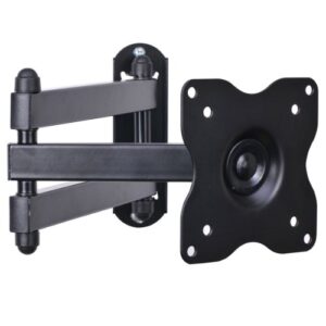 videosecu ml12b tv lcd monitor wall mount full motion 15 inch extension arm articulating tilt swivel for most 19″-31″ led tv flat panel screen with vesa 100×100, 75×75 1kx