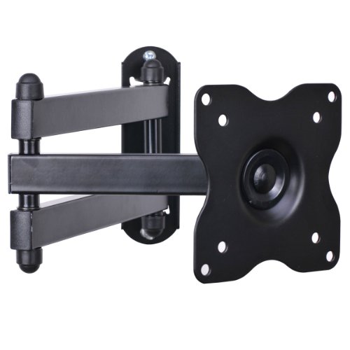 VideoSecu ML12B TV LCD Monitor Wall Mount Full Motion 15 inch Extension Arm Articulating Tilt Swivel for Most 19"-31" LED TV Flat Panel Screen with VESA 100x100, 75x75 1KX