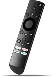 universal replaced remote control compatible with insignia fire tv & toshiba fire tv