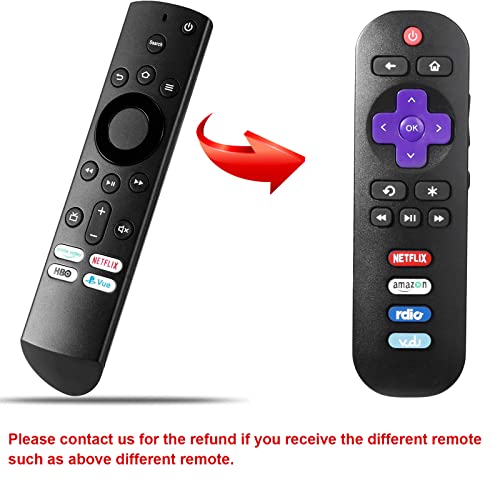 Universal Replaced Remote Control Compatible with Insignia Fire TV & Toshiba Fire TV