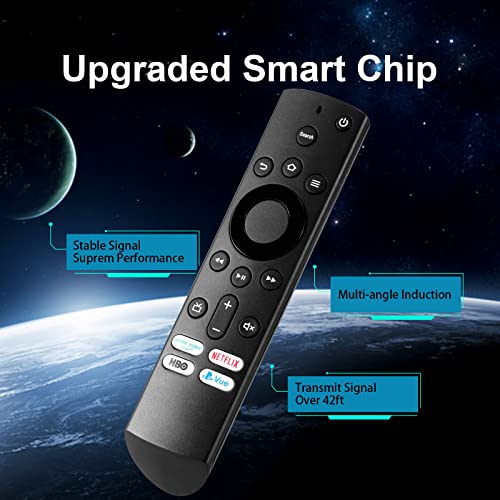 Universal Replaced Remote Control Compatible with Insignia Fire TV & Toshiba Fire TV