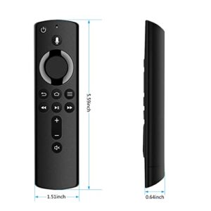 Replacement L5B83H 2AN7U-5463 Voice Remote for Amazon Fire TV Cube 1st-Gen EX69VW & 2nd-Gen A78V3N; Fire TV Stick 4K 1st-Gen E9L29Y 2nd-Gen LY73PR & 3rd-Gen S3L46N; Fire TV 3rd-Gen Pendant LDC9WZ