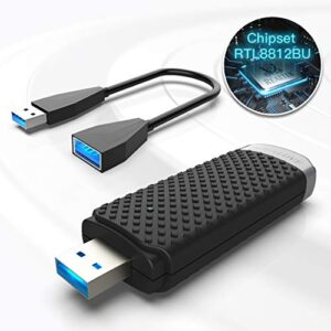 USB 3.0 WiFi Adapter AC1300Mbps for PC, EDUP LOVE Wireless Network Adapter Dual Band 5GHz 2.4GHz for Mac OS 10.6-10.15,Windows 11/10/8.1/8/7/XP/Vista