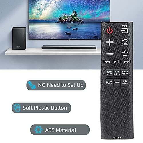 Neuronmart Replacement for Samsung Soundbar Remote and Samsung HW- J Series 2.1 Soundbar Speaker System, Samsung J Series Sound Bar Home Theater System AH59-02692E AH59-02692F