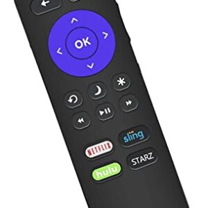 Remote Control Fit for All Sharp Roku TV LC-32LB591U LC-32LB481U LC-43LB481C LC-43LB481U LC-43LBU591U LC-43LB601U LC-50LB601U LC-50LBU591U LC-55LBU591U LC-65LBU591U