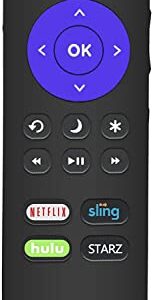 Remote Control Fit for All Sharp Roku TV LC-32LB591U LC-32LB481U LC-43LB481C LC-43LB481U LC-43LBU591U LC-43LB601U LC-50LB601U LC-50LBU591U LC-55LBU591U LC-65LBU591U