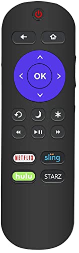 Remote Control Fit for All Sharp Roku TV LC-32LB591U LC-32LB481U LC-43LB481C LC-43LB481U LC-43LBU591U LC-43LB601U LC-50LB601U LC-50LBU591U LC-55LBU591U LC-65LBU591U