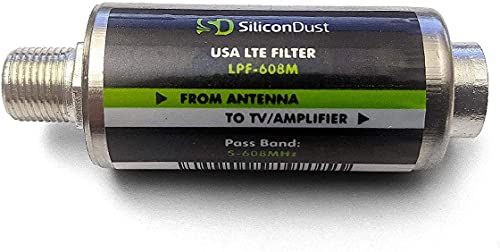 SiliconDust LPF-608M LTE Filter for TV Antennas USA 2020 Standard 600/608/618MHz