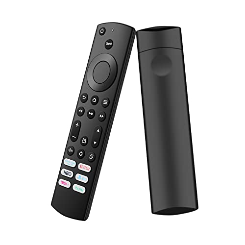 Replacement Remote for All Insignia Fire TV, Smart TV and Toshiba Fire TV of IR Function, Include 6 Shortcut Keys for Prime Video, Netflix, HBO, Vue, IMDb TV, Hulu