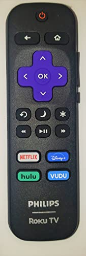 OEM Replacement Remote Control for Philips Roku TV URMT21CND016