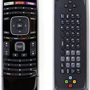 Universal Remote Control for Vizio Smart TV Remote Compatible with All Vizio LCD LED HDTV Smart TVs Including Dual Side QWERTY Keyboard