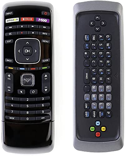 Universal Remote Control for Vizio Smart TV Remote Compatible with All Vizio LCD LED HDTV Smart TVs Including Dual Side QWERTY Keyboard