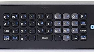 Universal Remote Control for Vizio Smart TV Remote Compatible with All Vizio LCD LED HDTV Smart TVs Including Dual Side QWERTY Keyboard