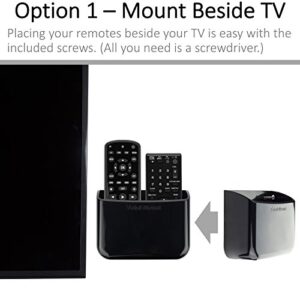 TotalMount Universal Remote Control Holder - Large (Black)