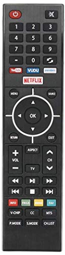 New Remote Control Replacement for Element TV ELSW3917BF E4SFT5017 E4STA5017 ELSJ5017