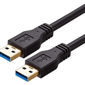 Ruaeoda USB to USB Cable Male to Male 20 ft, Long USB 3.0 Cable A to A for Data Transfer Hard Drive Enclosures, Printer, Modem, Cameras