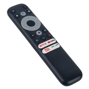 RC902N FMR1 Replacement Voice Remote Control Applicable for TCL S546 R646 Mini-LED QLED 4K UHD Smart TV 75R646 65R646 55R646 75S546 65S546 55S546 50S546 43S446 50S446 55S446 65S446 75S446 85S446