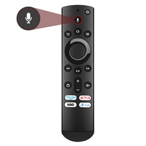 replacement remote for toshiba and insignia fire tv edition (voice search)