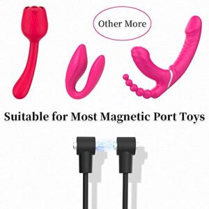 Jaslak Magnetic Universal USB Fast Charging Cable Cord for Massager, Computer USB Adapter Replacement Massager Charging Cord Compatible Backup Charger