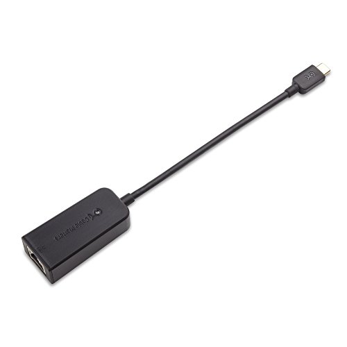 Cable Matters Plug & Play USB C to Ethernet Adapter with PXE, MAC Address Clone (Thunderbolt to Ethernet Adapter, Gigabit Ethernet to USB C) in Black - Compatible with MacBook Pro, XPS, Surface Pro