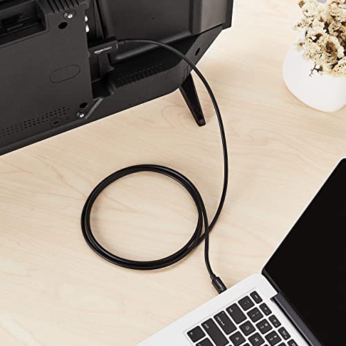Amazon Basics Mini DisplayPort to HDMI Display Adapter Cable 4K@60Hz - 6 Feet