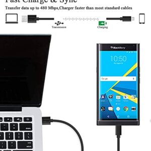 Charging Cable for Samsung Galaxy S7, 2Pack 6Ft 10Ft Long Charger Cable, Android Phone Fast Charger Cord for Samsung Galaxy S7 S6 Edge,Note 5 4,LG G4,Moto,Sony,PS4,Windows,MP3,Camera,Black
