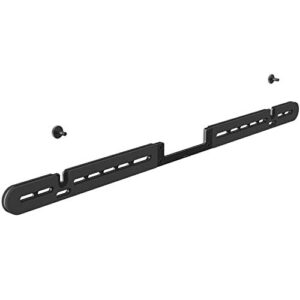 wali soundbar wall mount, designed for sonos arc, low profile sound bar mount bracket under tv with hardware kit，easy to install (son003-b), black
