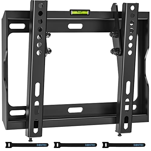 BONTEC Low Profile TV Wall Mount Bracket for Most 17-45 inch LED,OLED Flat Screen TVs, Ultra Slim Tilt Wall Mount up to 66LBS, Max VESA 200x200mm