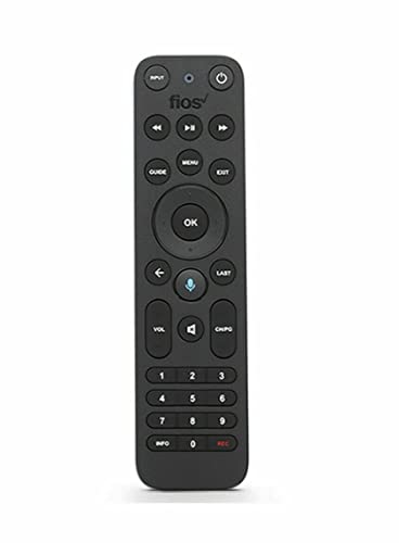 Replacement for Verizon FiOS TV All in One Smart Voice Remote Control (Not Backward Compatible) Black