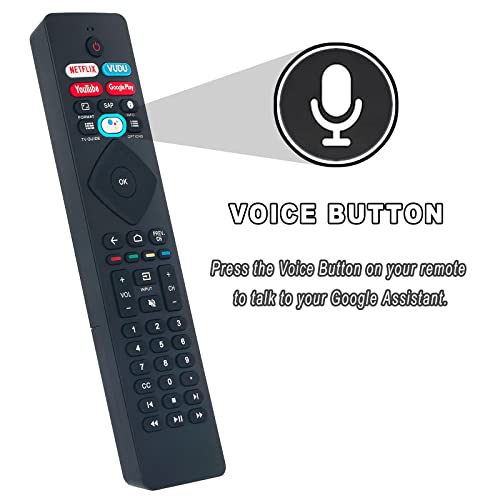 New RF402A-V14 Voice Remote Control Replacement for Philips Android TV 43PFL5604/F7 43PFL5704/F7 50PFL5604/F7 50PFL5704/F7 55PFL5604/F7 55PFL5704/F7 65PFL5604/F7 65PFL5704/F7 75PFL5704/F7