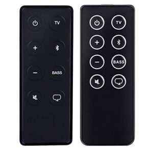 chunghop bluetooth remote control compatible with bose solo 5 10 15 series ii tv sound system 732522-1110 418775 tv soundbar system, for bose solo series ii tv speaker remote (with cr2025 battery)