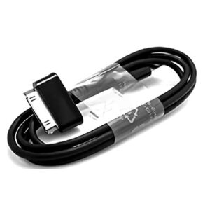 Charging Sync Data Charger Cable Cord-30-Pin Compatible for Samsung Galaxy tab 2 10.1 8.9 7.7 7.0 Plus inch Tablet (Black)