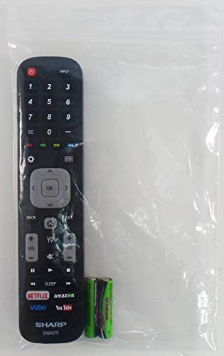 Original Sharp EN2A27S TV Remote Control For Sharp Smart LCD HDTV Televisions (Renewed)