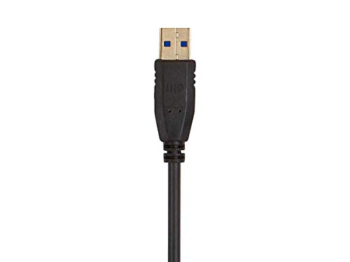 Monoprice USB 3.0 Type-A to Type-B Cable - 3 Feet - Black | Compatible with Monitor, Scanner, Hard Disk Drive, USB Hub, Printers - Select Series