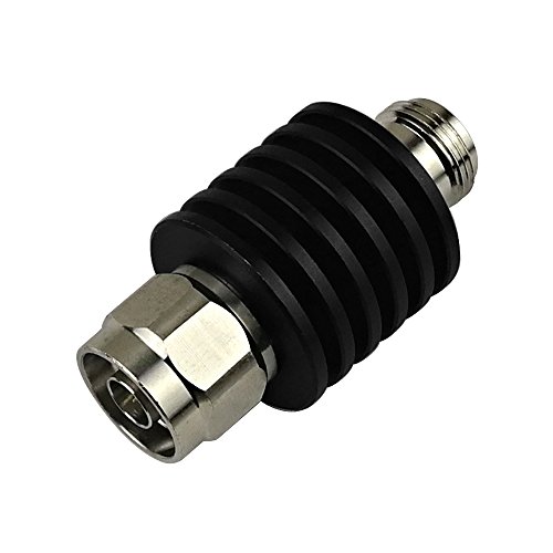 BECEN 10W N Male to Female Connector RF attenuator,1-30db,DC to 3GHz,50 Ohm (6db)