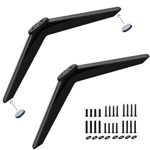 tv stand base tv legs compatible with tcl 32 40 43 49 50 55 75 inch 4k uhd hdr roku smart tv, tv stand legs for tcl tv model 32s330, 40s303, 43s423, 49s403, 50s425, 55s421, 65s425, 75s435