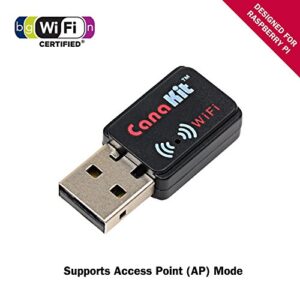 CanaKit Raspberry Pi WiFi Wireless Adapter / Dongle (802.11 n/g/b 150 Mbps)