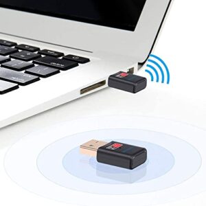 Blueshadow USB WiFi Adapter - Dual Band 2.4G/5G Mini Wi-fi ac Wireless Network Card Dongle for Desktop Laptop PC Support Windows XP Vista/7/8/8.1/10 (USB WiFi 600Mbps)