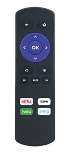 vinabty replaced ir remote fit for roku express 3700 3900 3930 express+ 3710 3910 3931 premiere 3920 4620 premiere+ 4630 ultra 4640 4660 4662 4670 1se 2710 2 4210 2 xd 3050 2 xs 3100 3 4200 4 4400