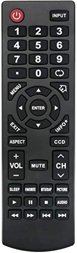 Universal Insignia Remote for All Insignia LCD LED Plasma TVs Compatible with Insignia NSRC02A12 NSRC03A13 NSRC4NA14 NSRC4NA16 NSRC4NA18 NSZRC101 RC8010A RC2010A NSRC05A11 NSRC05A13