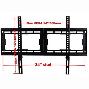 VideoSecu Low Profile TV Wall Mount Bracket for Most 32" - 75" LCD LED UHD Plasma HDTV, Compatible with Sony Bravia Samsung LG Haier Vizio Sharp AQUOS Westinghouse Pioneer ProScan Toshiba 1NN