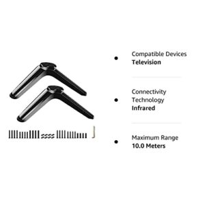 Base Stand Compatible with Onn Roku TV, Universal for Onn Roku 24" 32" 40" 43" 50" TV 100012585 100002458 100005842 100012590 ONA43UB19E04 with Screws and Instruction, Easy to Install