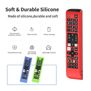 [3 Pcs] Protective Cover for Samsung TV Remote, Silicone Protective Case Compatible with Samsung Smart TV Remote BN59-01301A Bn59-01315A Bn59-01199F [Light Weight/Anti Slip/Shock Proof/Glowing]