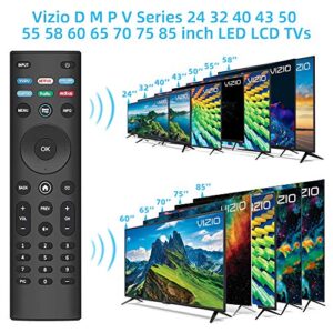 UNOCAR Remote for Vizio Smart TV Remote XRT-140 and Vizio Smart TV Quantum 4K UHD HDR OLED HDTV SmartCast, Vizio D M P V Series LED LCD 24 32 40 43 50 55 58 60 65 70 75 85 inch TV Watchfree