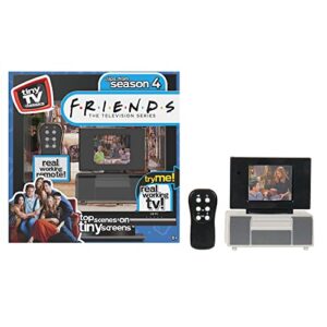 basic fun new fall ’21 – tiny tv classics – friends edition – newest collectible from watch top friends scenes on a real-working tiny tv (with working remote)!