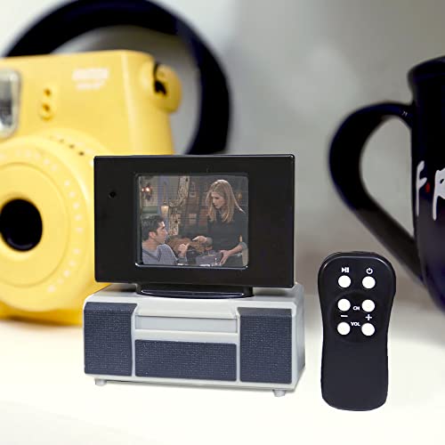 Basic Fun New Fall '21 - Tiny TV Classics - Friends Edition - Newest Collectible from Watch top Friends Scenes on a Real-Working Tiny TV (with Working Remote)!