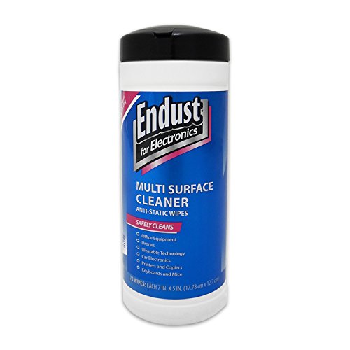 Endust for Electronics Multi-Surface Anti-Static Wipes (259000), 70-Count, one color (END259000)