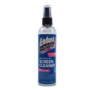 endust for electronics screen cleaner spray, electronic anti-static cleaning gel and dusting pump multi-surface spray, for plasma, lcd, tablet, and computer screens, monitor and keyboard, phone(11414)